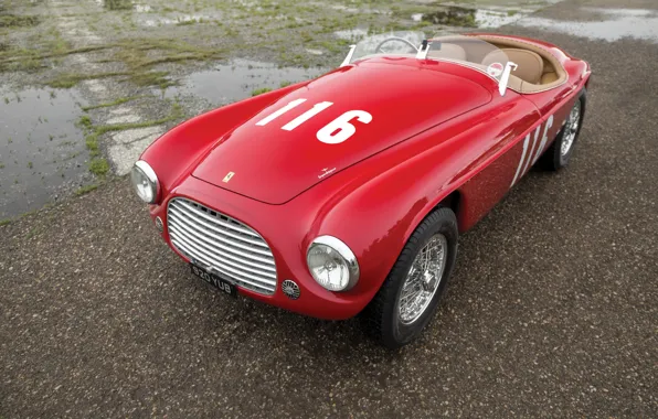Picture Ferrari, Classic, 1950, Classic car, Barchetta, Sports car, Ferrari 166 MM Barchetta, Ferrari 166