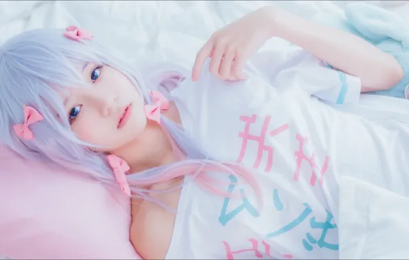 Picture oops, bed, pose, doll, Asian girls, 오늘밤에 Love Tonight