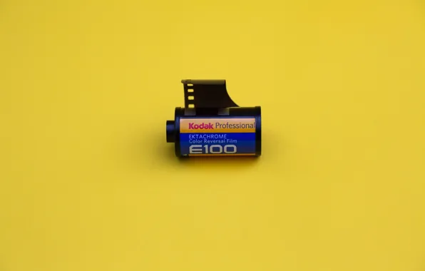 Picture photo, yellow background, film, kodak, Kodak