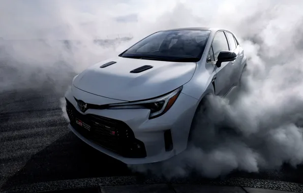 Picture smoke, Toyota, Corolla, Corolla, 2023, Toyota GR