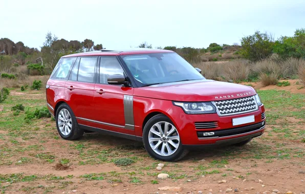 Picture red, power, Range Rover