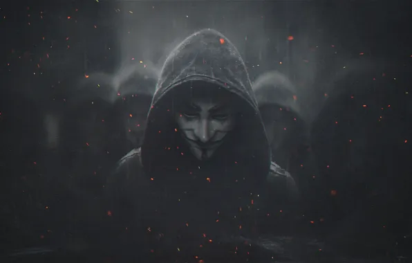 Picture Art, Legion, Anonymous, Guy Fawkes, Watch Dogs, Mask, Watchdogs Legion