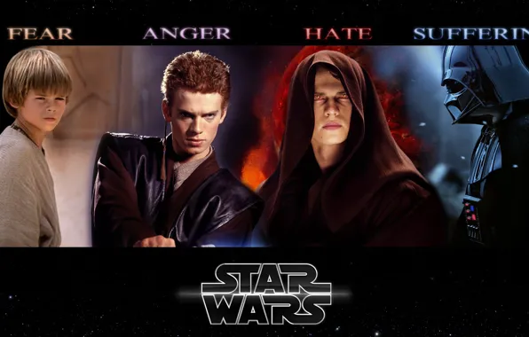 Picture collage, Star Wars, Star Wars, Darth Vader, Anakin Skywalker