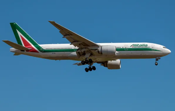Picture Boeing, Alitalia, 777-200ER