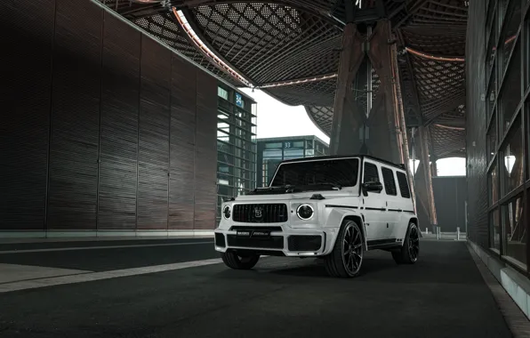Picture Mercedes, Front, AMG, White, G-Class, G63, G63 AMG