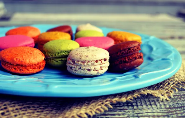 Picture colorful, dessert, sweet, sweet, dessert, cookies, macaron, almond, macaroon