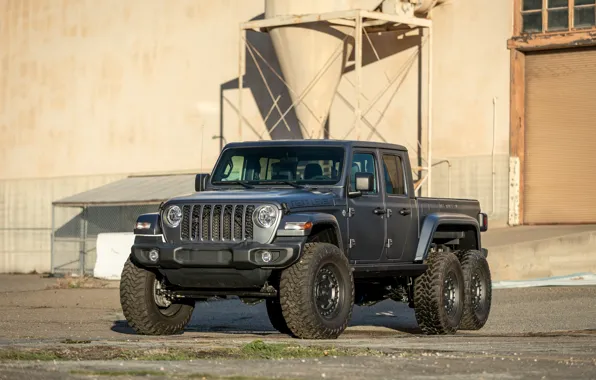Picture Front, Gladiator, Jeep, 6x6, 2021, Jeep Gladiator, Next Level