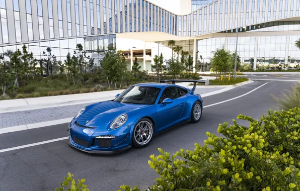 Picture Porsche, Blue, Porsche 911, GT3