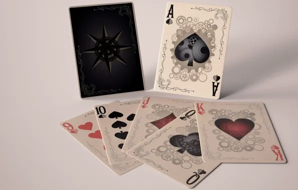 Picture card, the game, poker, casino
