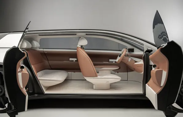 Picture the interior of the car, Tata Avinya, TPEM, Tata Passenger Electric Mobility