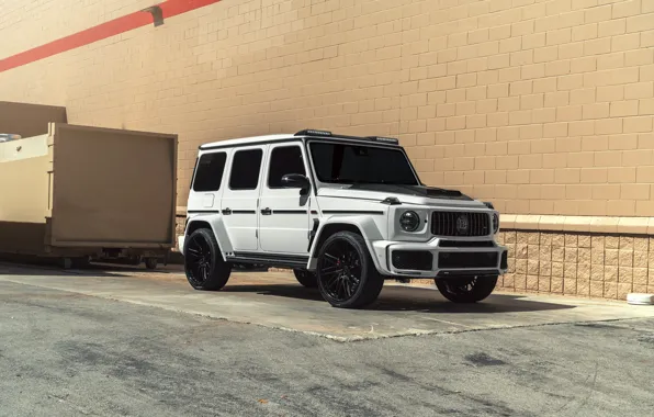 Picture Mercedes, Wall, AMG, White, G63, W463