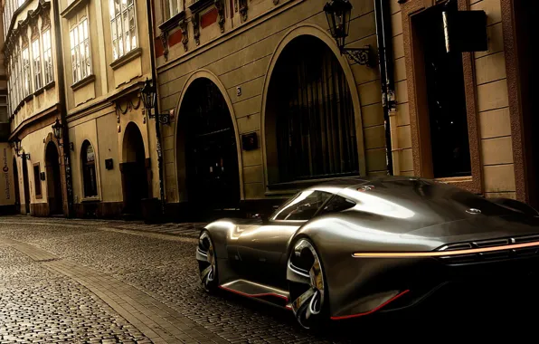 Picture Concept, McLaren, Auto, The game, Prague, Czech Republic, Machine, Mercedes, Benz, Lights, Vision, Race, Mercedes …