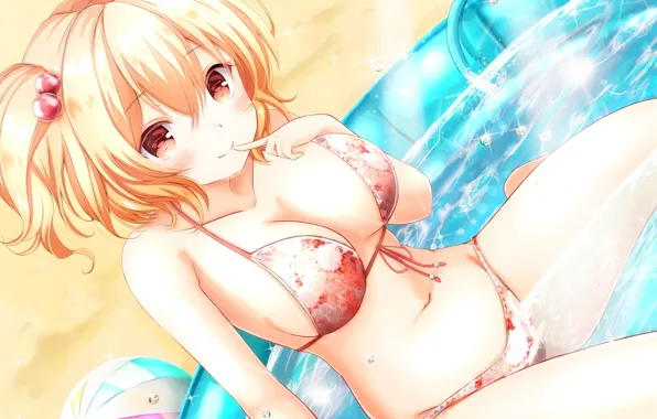 Picture Beach, Girl, Anime
