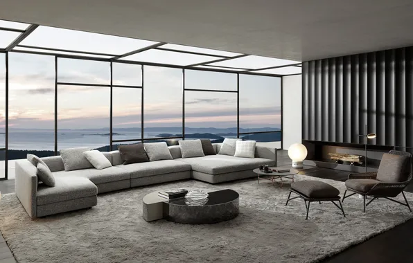 Picture Villa, interior, living room