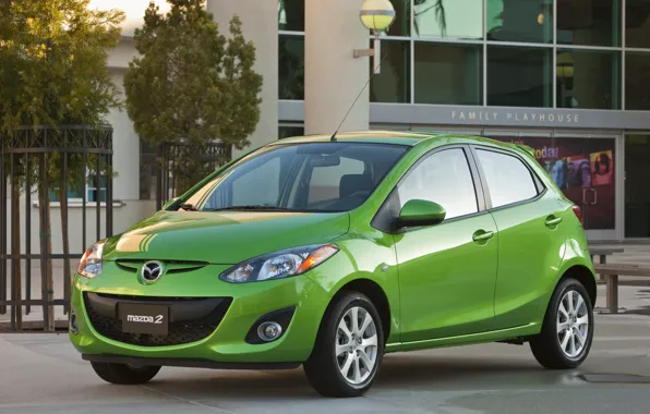 Picture green, Mazda2, 2011–14