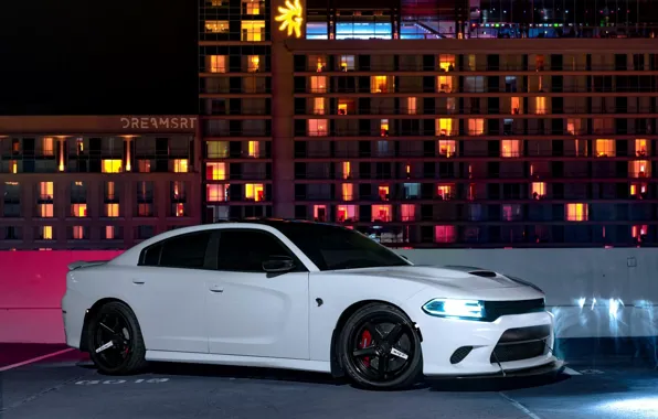 Picture Dodge, Charger, Night, SRT Hellcat