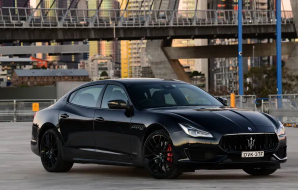 Picture Maserati, Quattroporte, the evening, 2018, GTS, AU-spec, GranSport, Nerissimo Edition
