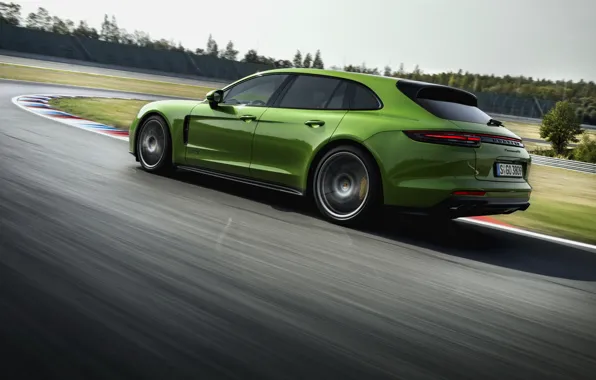 Picture Porsche, track, 2018, Panamera GTS Sport Turismo