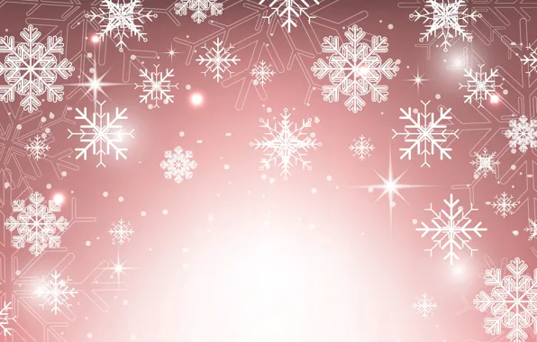 Picture winter, snowflakes, background, texture, Christmas, New year
