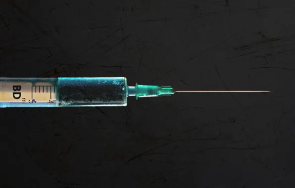 Picture background, needle, syringe
