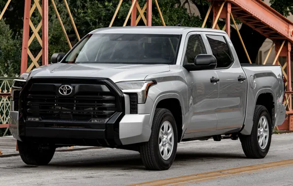 Picture power, Toyota, pickup, exterior, CrewMax, 2022, Tundra SR