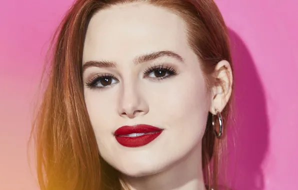 Picture look, girl, makeup, lips, Madelaine Petsch