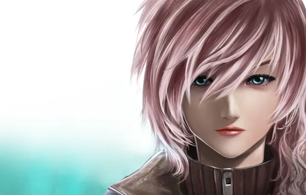 Picture girl, sexy, pink hair, eyes, anime, beautiful, short hair, pretty, face, attractive, handsome, mouth