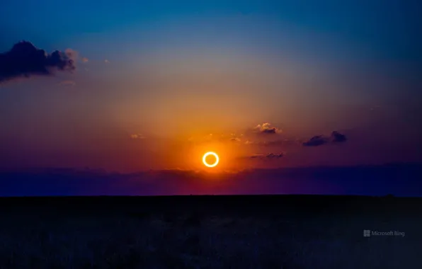 Picture space, moon, sunset, eclipse, clouds, sun, aesthetic, solar
