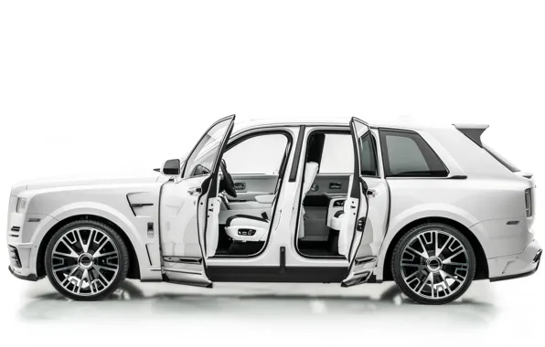 Picture design, Rolls-Royce, white background, exclusive, Suite, Mansory, Cullinan, Mansory Wide body