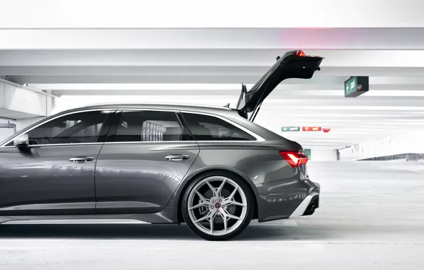 Picture Audi, Side, Gray, Before, RS6, VAG, Trunk