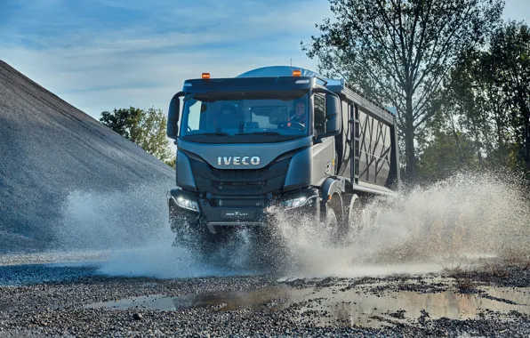 Picture Water, truck, Water, truck, dump truck, 8x4, Iveco, Dump Truck, 2021, T-way