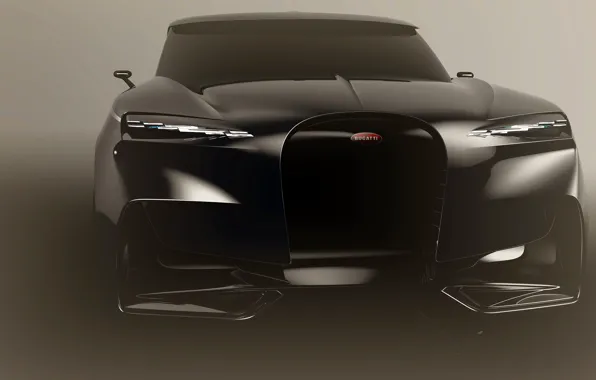 Picture design, black, concept, power, jeep, the concept, Bugatti SUV, Бугатти внедорожник