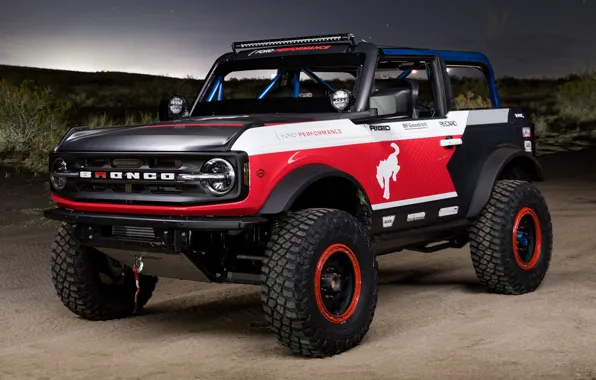 Picture exterior, Race Truck, 2021, Ford Bronco 4600, Ford Performance