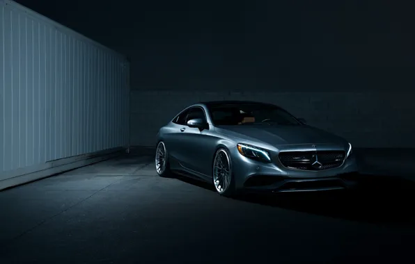 Picture Dark, Mercedes, Car, AMG, Coupe, S63