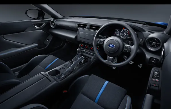 Picture interior, Subaru BRZ, the interior of the car, Limited, 10th Anniversary