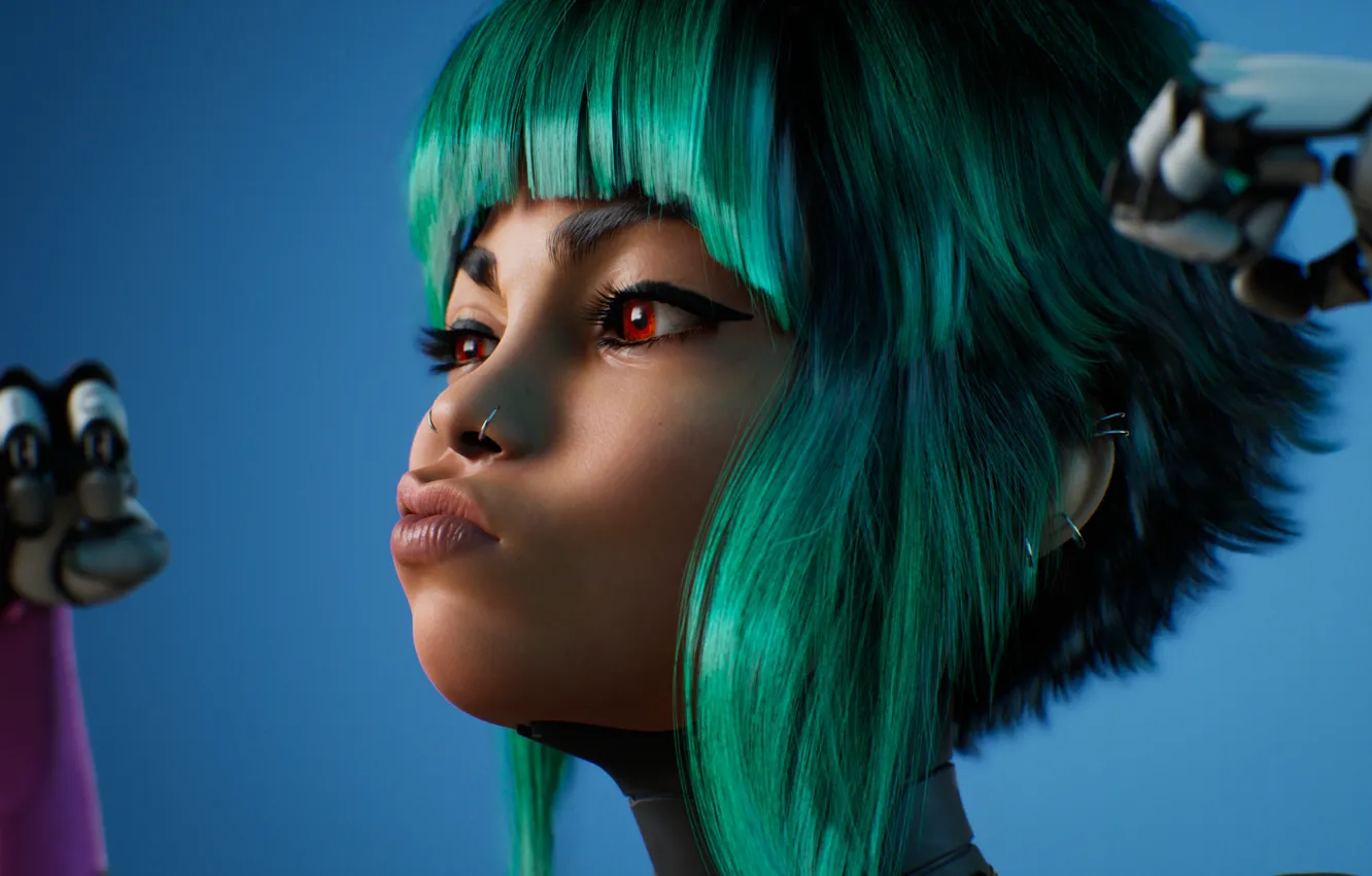 Wallpaper Girls, Unreal Engine, Cyberpunk, Art 4K, J Hill images for  desktop, section hi-tech - download