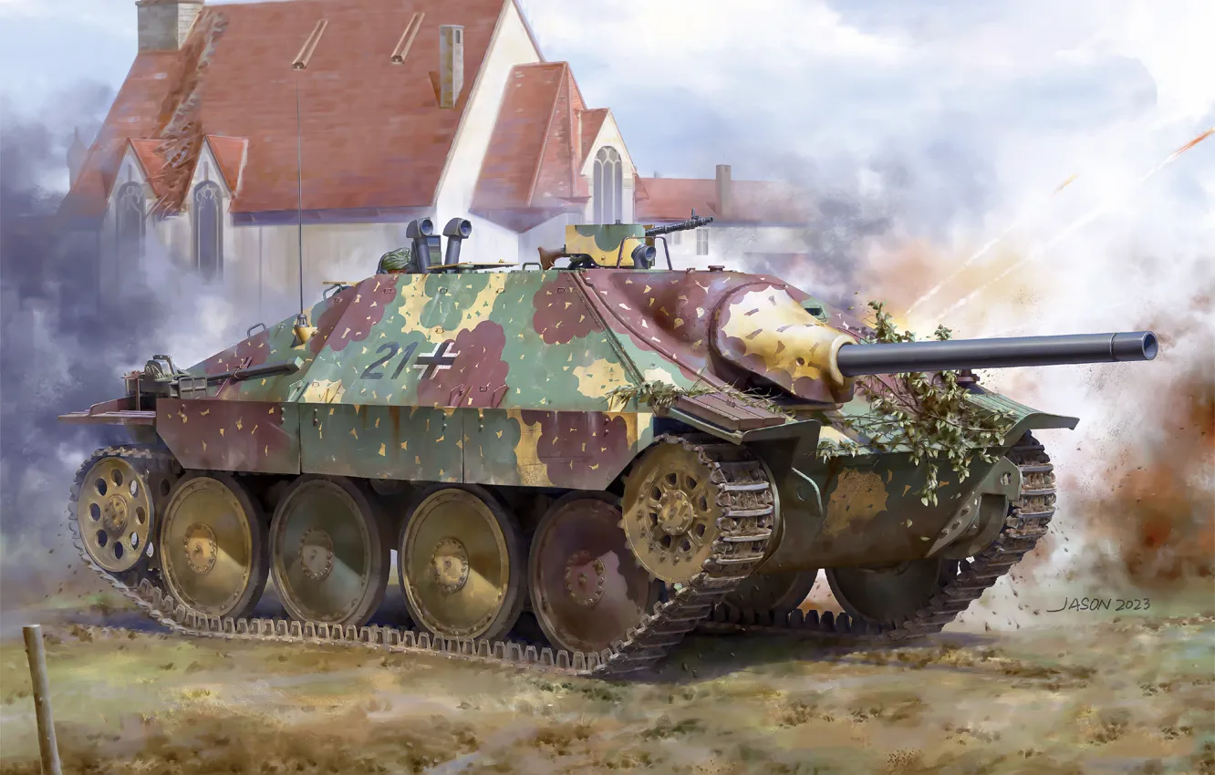 Wallpaper Germany, Hetzer, Armor, The Third Reich, Jagdpanzer 38(t ...