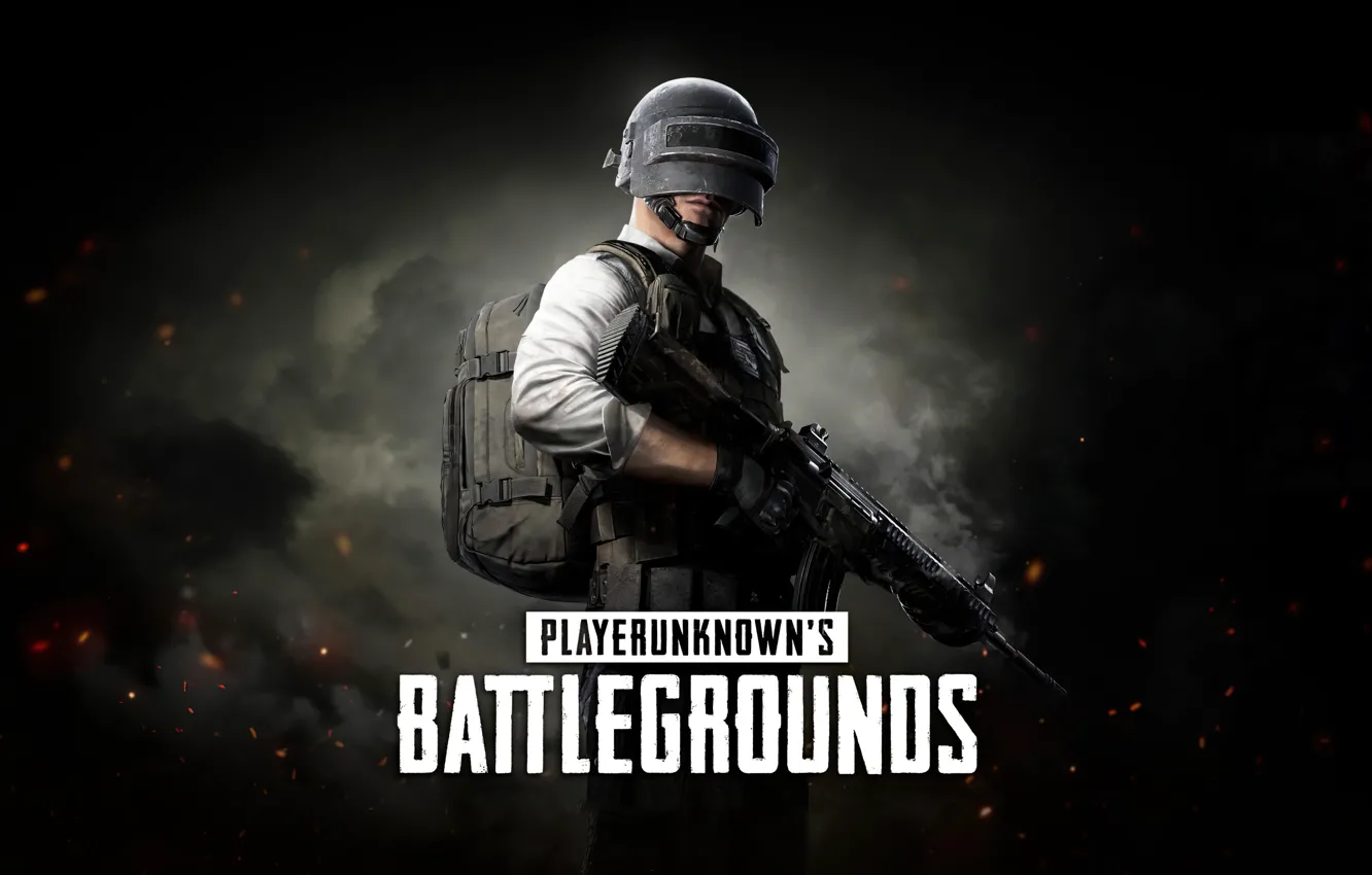 Wallpaper the inscription, the game, fighter, game, black background,  Playerunknown's battlegrounds, Pubg images for desktop, section игры -  download