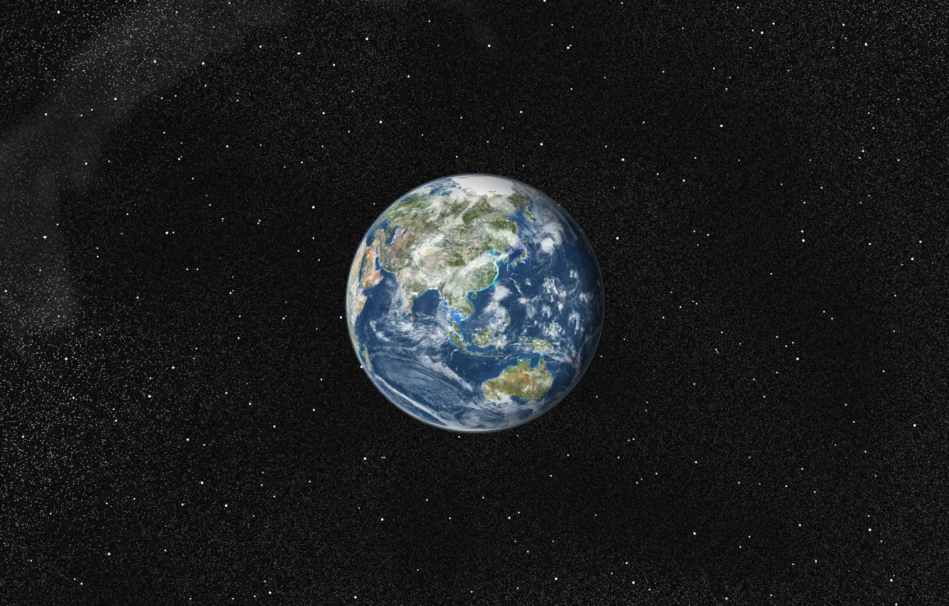 Photo wallpaper space, the world, planet, Earth