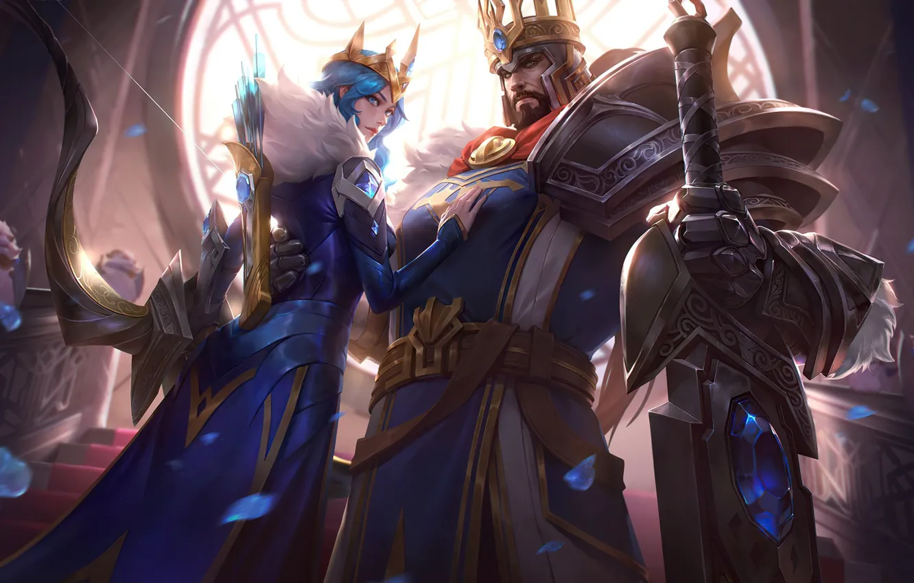 Wallpaper Queen, king, League Of Legends images for desktop, section игры -  download