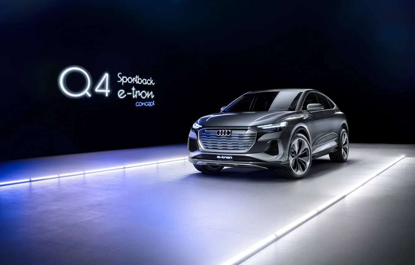 Photo wallpaper Concept, Audi, e-tron, Sportback, 2020, Q4