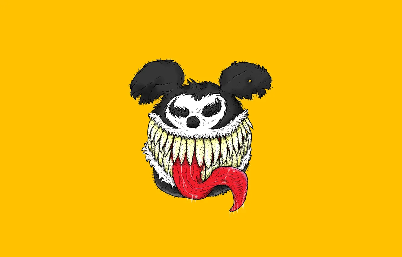 Wallpaper Mickey Mouse Illustration Venom Characters We Are