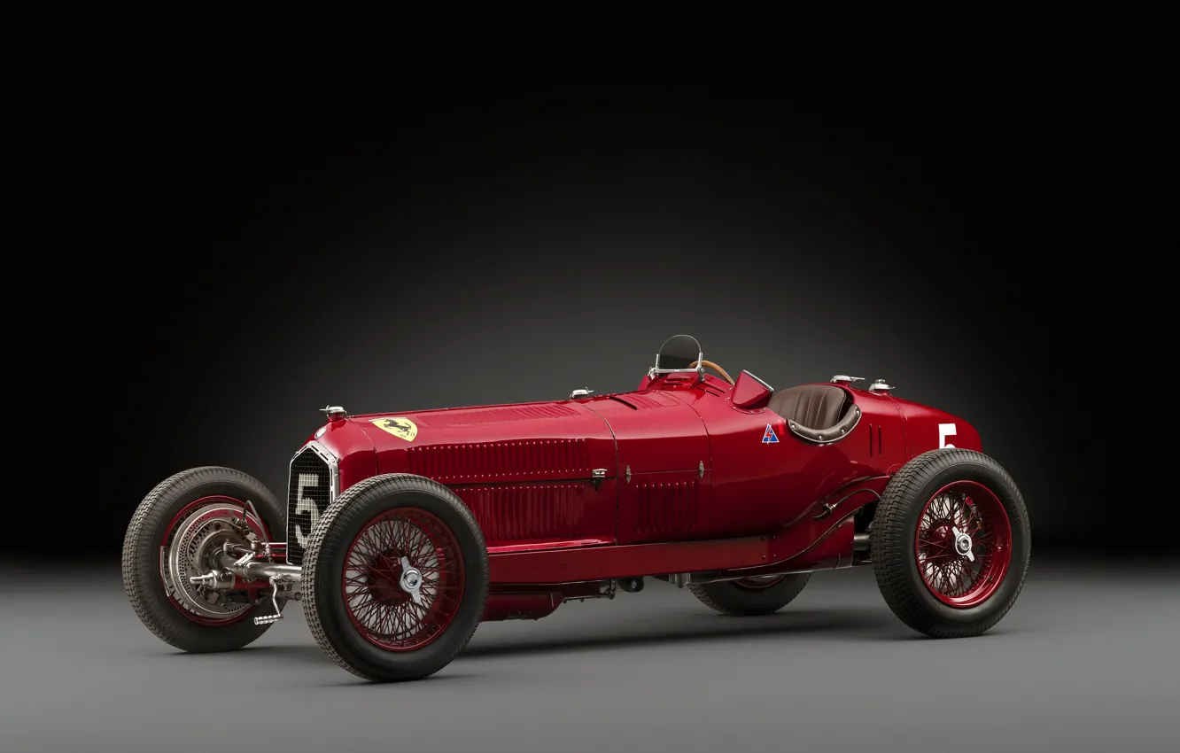 Photo wallpaper Spokes, Alfa Romeo, Classic, Scuderia Ferrari, 1932, Grand Prix, Classic car, Sports car, Alfa Romeo …
