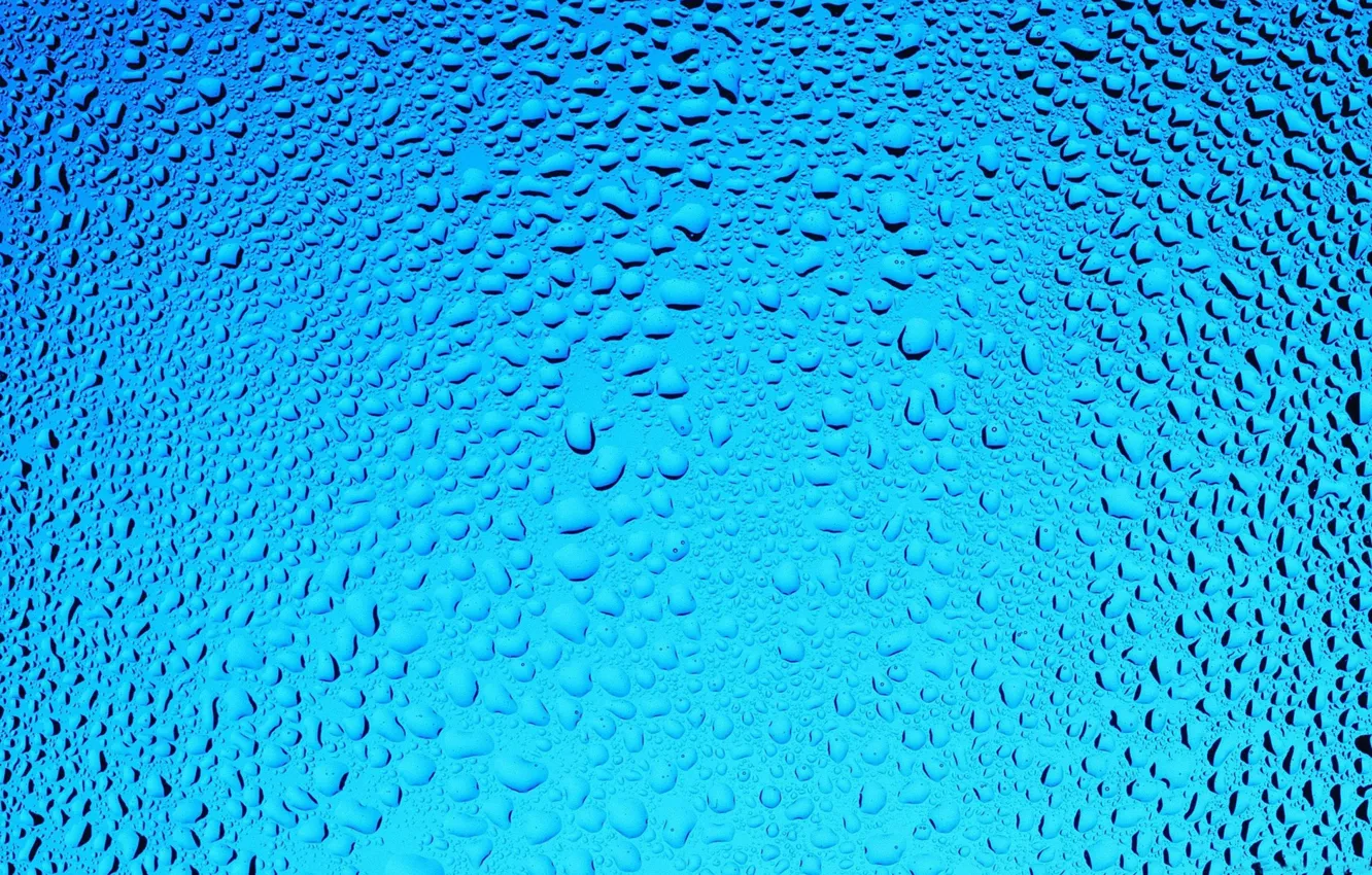 Wallpaper Blue, Water, Wallpaper, Drops images for desktop, section разное  - download