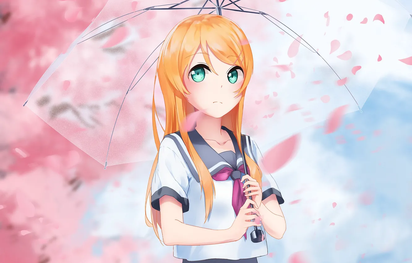 Wallpaper girl, umbrella, Oreimo, My little sister can't be this cute  images for desktop, section сёдзё - download