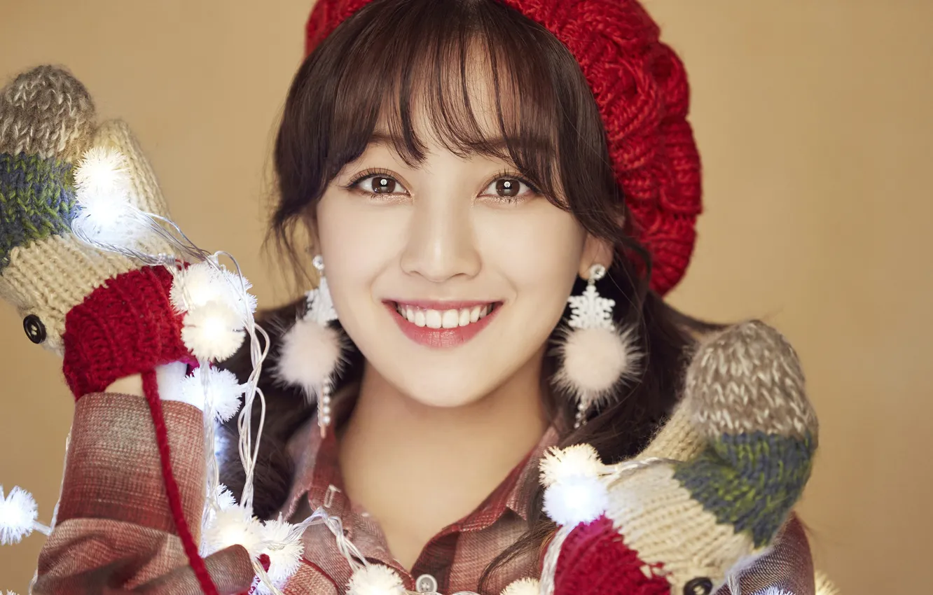 Photo wallpaper Girl, Music, Kpop, Twice, Jihyo, Merry and Happy