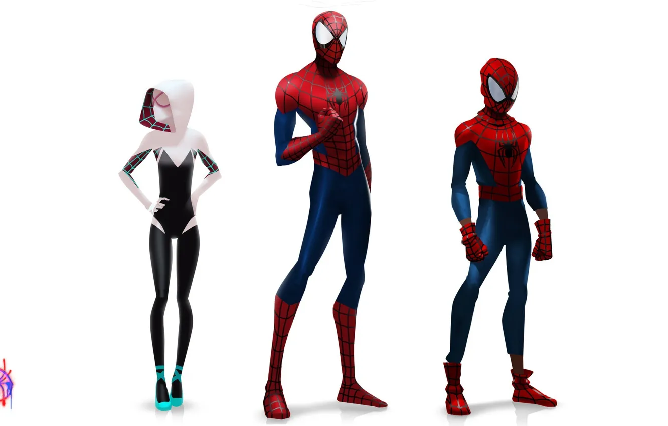 Wallpaper spider-man, spider-man, concept, peter parker, gwen stacy, Gwen  Stacy, Spider-Man: Into the Spider-Verse, through the universe images for  desktop, section фильмы - download