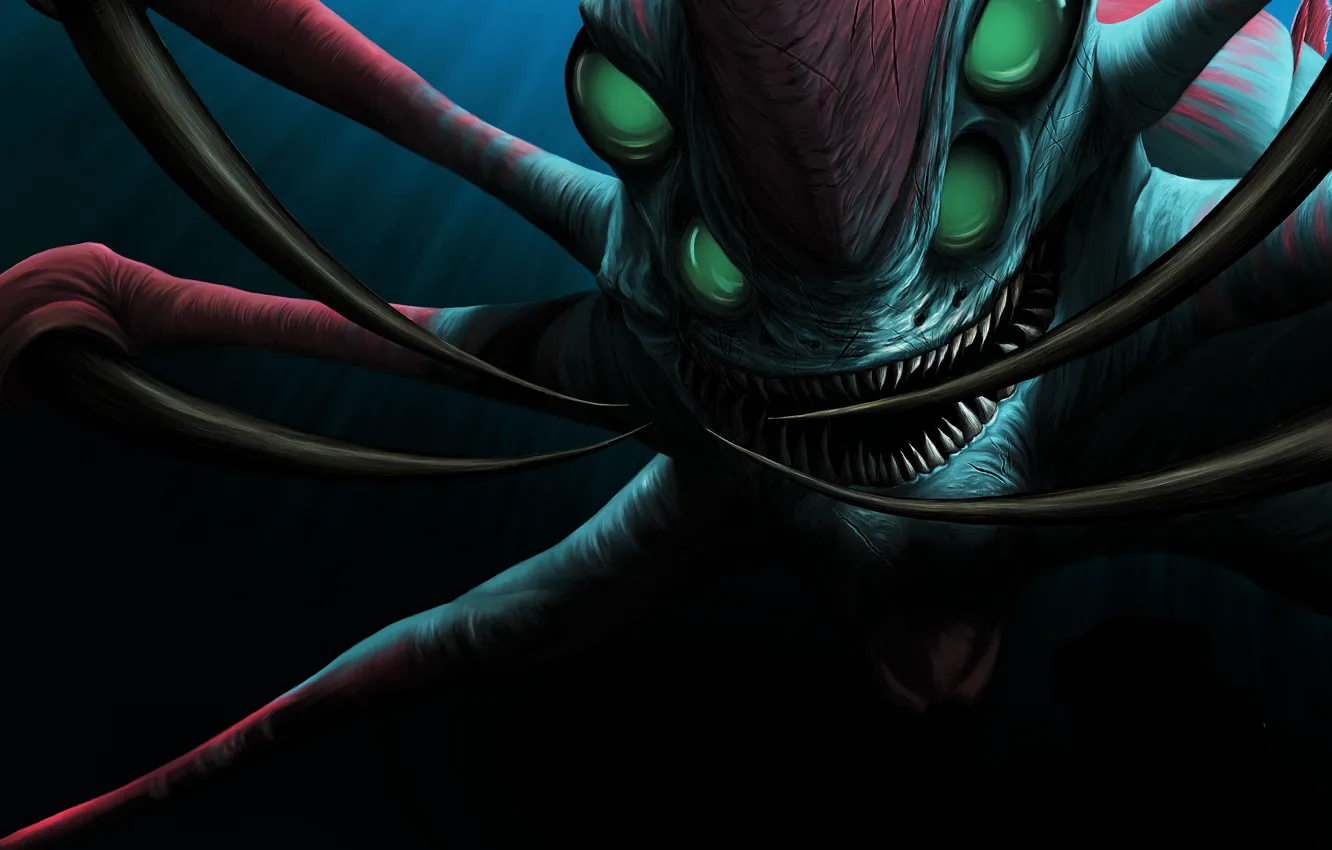 Wallpaper monster, being, Subnautica, suplicy images for desktop, section  игры - download