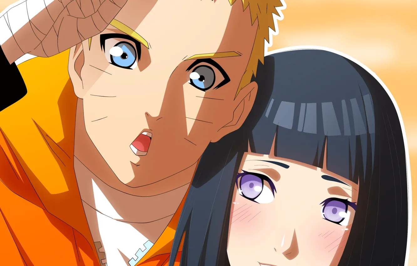 Wallpaper girl, guy, Naruto, Naruto, Naruto Uzumaki, Hinata Hyuga images  for desktop, section сёнэн - download