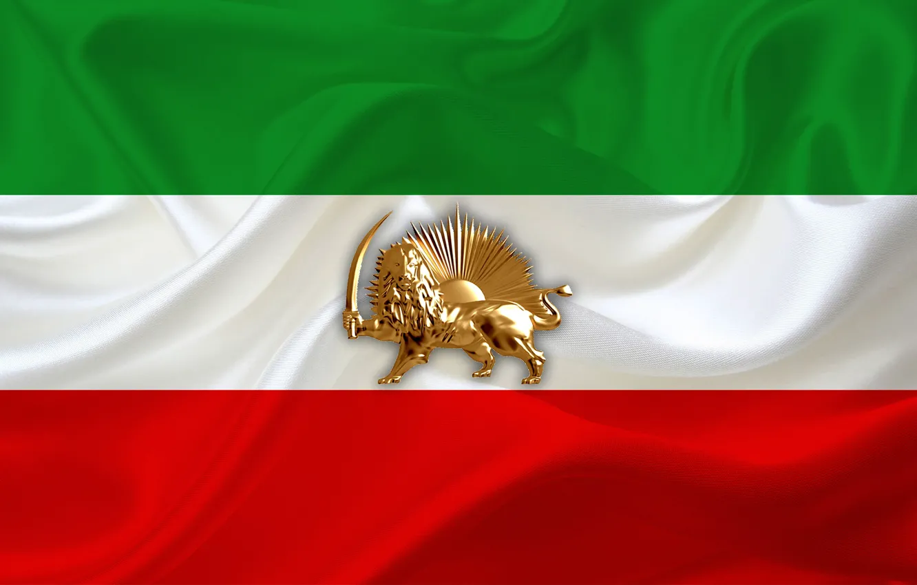 Wallpaper flag, iran, mek, ncri, lion-and-sun, pmoi, old-flag-iran images  for desktop, section текстуры - download